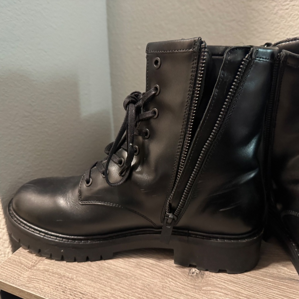 Thursday Boot Company Black Combat Boots 9.5M - Picture 3 of 9
